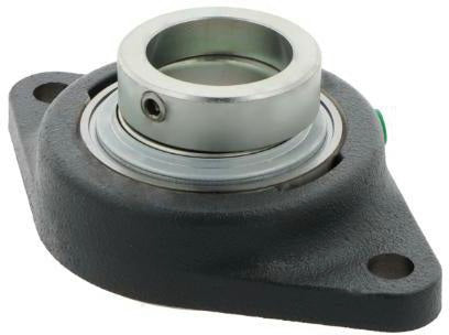 Flanschlager-Gehäuseeinheit RCJTZ25 25 mm oval von INA – Grauguss, zweifache Dichtung