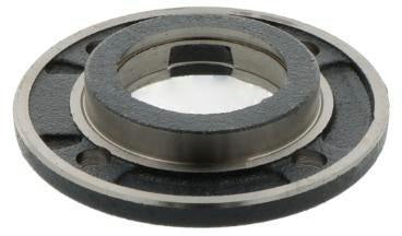 INA Flanschlagergehäuse GEHME14-GG 125 mm rund – Grauguss, für durchgehende Welle