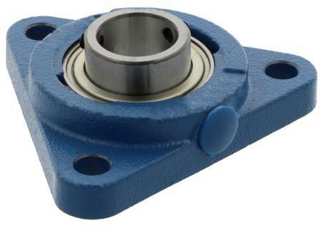 SNR Flanschlager-Gehäuseeinheit USFTE209 45 mm dreieckig aus Grauguss