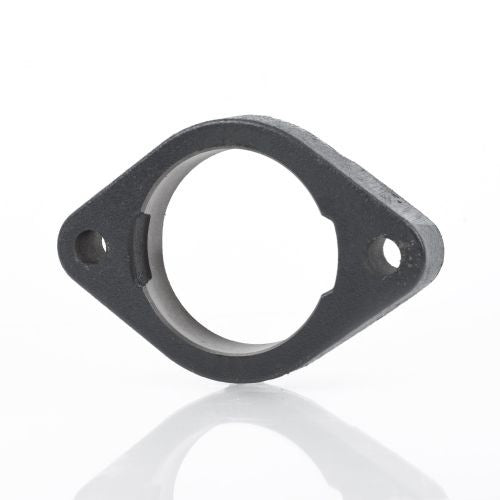 Flanschlagergehäuse SFL209 85 mm oval von ZEN – Edelstahl, für durchgehende Welle
