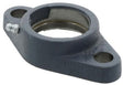 SKF Flanschlagergehäuse FYTJ508 80 mm oval – Grauguss, für durchgehende Welle