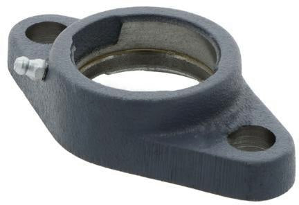 SKF Flanschlagergehäuse FYTJ508 80 mm oval – Grauguss, für durchgehende Welle