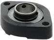 NKE Flanschlager-Gehäuseeinheit FLCTE25 25 mm oval Grauguss mit Exzenterspannring