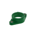 Flanschlagergehäuse TFL205 -B 52 mm oval von ZEN – Kunststoff, mit Schutzkappe