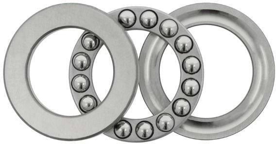 NTN Axial-Rillenkugellager 51118, 90x120x22 mm, einseitig wirkend, P0/PN
