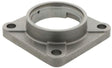 ZEN Flanschlagergehäuse SF205 52 mm viereckig aus rostfreiem Stahl – für durchgehende Wellen