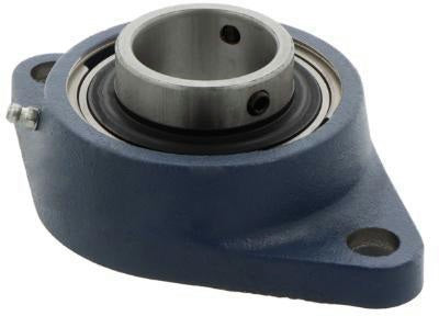 SKF Flanschlager-Gehäuseeinheit FYTB20 TR 20 mm oval Grauguss Mehrfachdichtung