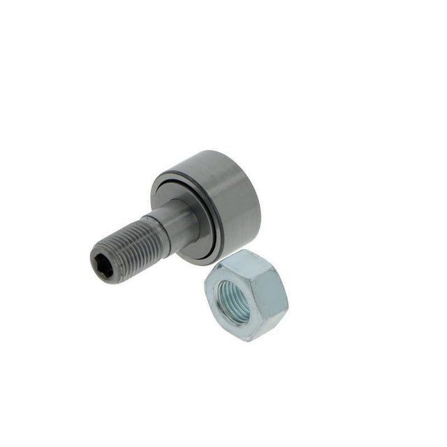 INA Kurvenrolle KR26 -NMT, Innen-Ø 10 mm, Außen-Ø 26 mm, Breite 36 mm, mit Nutmutter und Schmiernippel