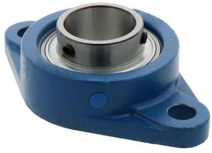SNR Flanschlager-Gehäuseeinheit UCFLE210 50 mm oval – zweifache Dichtung, Grauguss