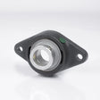 Flanschlager-Gehäuseeinheit AELFL210 50 mm oval von ZEN – Grauguss, Exzenterspannring
