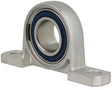 FYH Stehlager-Gehäuseeinheit USP005 S6 25 mm mit Gewindestiften, rostfreier Stahl