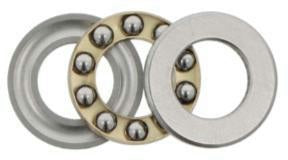 SKF Axial-Rillenkugellager 51168 M – 340 mm Innen-Ø, 420 mm Außen-Ø, Messingkäfig