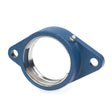 SKF Flanschlagergehäuse FYTB504 M, 47 mm, oval, Grauguss – für durchgehende Wellen