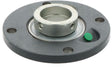 Flanschlager-Gehäuseeinheit PME45 45 mm rund von NKE – Grauguss, Exzenterspannring