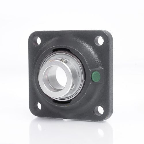 NTN Flanschlager-Gehäuseeinheit UKF311 D1 55 mm viereckig – Grauguss, Spannhülse
