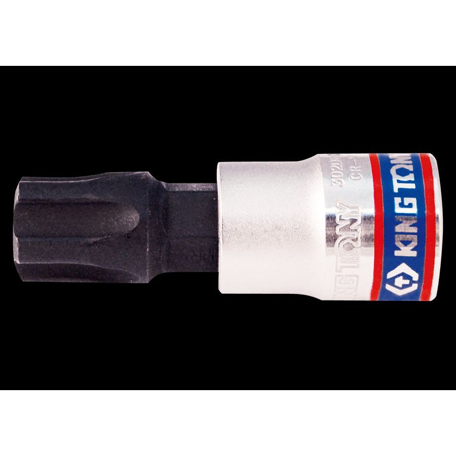 KING TONY Profi-Werkzeuge - 3/8" RESISTORX®Plus Bit-Steckschlüsseleinsatz - IPR 20 302D20