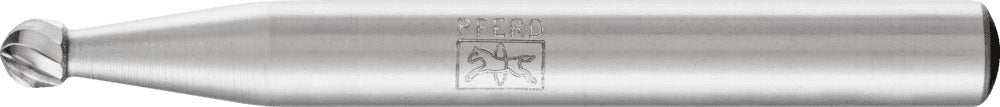 PFERD Frässtift KUD HSS 4 mm Kopf-Ø 3 mm Kopflänge Schaft-Ø 6 mm Verzahnung 3
