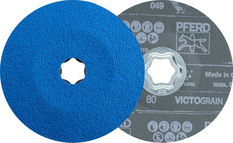 PFERD TOOLS Fiberschleifer COMBICLICK COOL VICTOGRAIN-COOL Ø115 mm K36 – 25 Stück