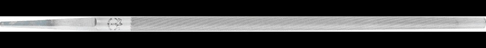 PFERD Werkstattfeile DIN 7261, rund, 100 mm, Hieb 1, Form F, für Radien und Profile