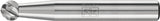 PFERD Frässtift KUD 4 mm Hartmetall Schaft 6 mm für präzise Zerspanung