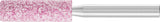 Schleifstift ZY STEEL D3xH6mm 3mm Edelkorund ADW 100 von PFERD TOOLS – 10 Stück