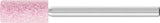 Schleifstift ZY STEEL D3xH6mm 3mm Edelkorund ADW 100 von PFERD TOOLS – 10 Stück