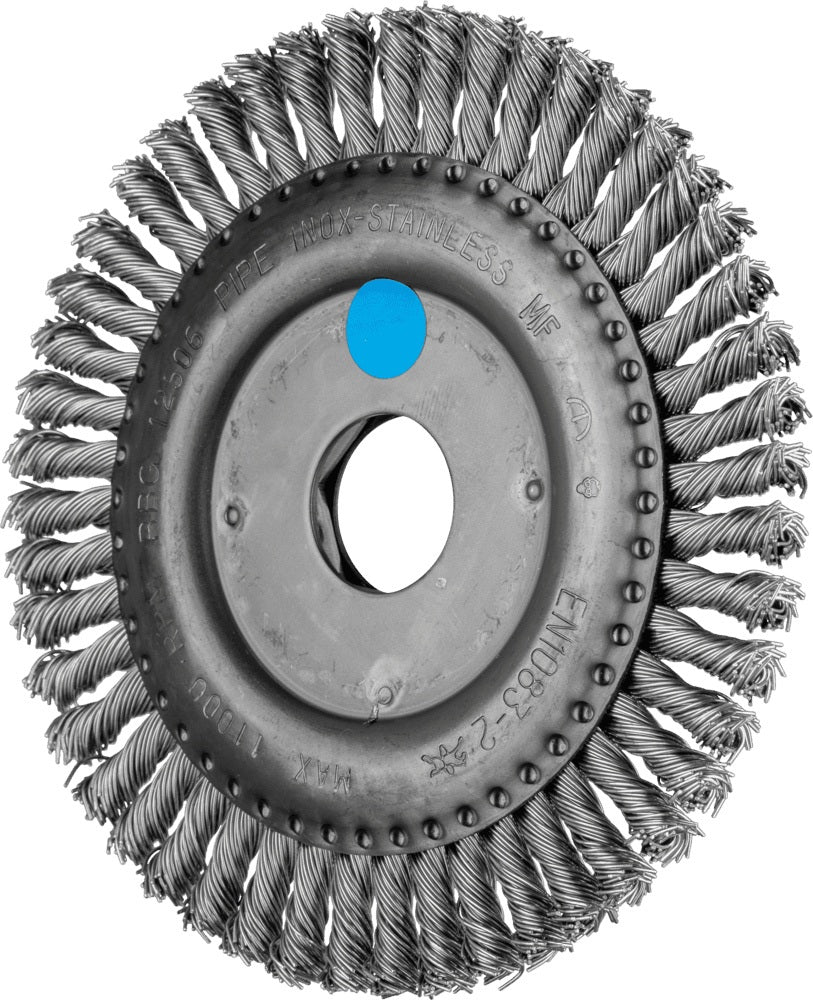 PFERD Rundbürste RBG 12506 D.125mm gezopft INOX für Edelstahl