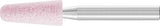 PFERD Schleifstift STEEL EDGE D10xH25mm 6mm Edelkorund AR 80 KE – 10 Stück