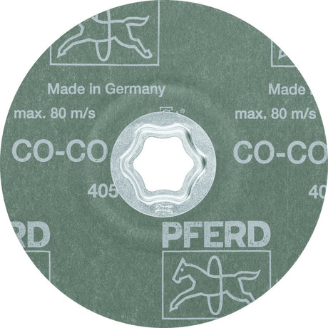 PFERD COMBICLICK CO-COOL Fiberscheibe Ø125 mm K36 Keramikkorn für INOX & Aluminium