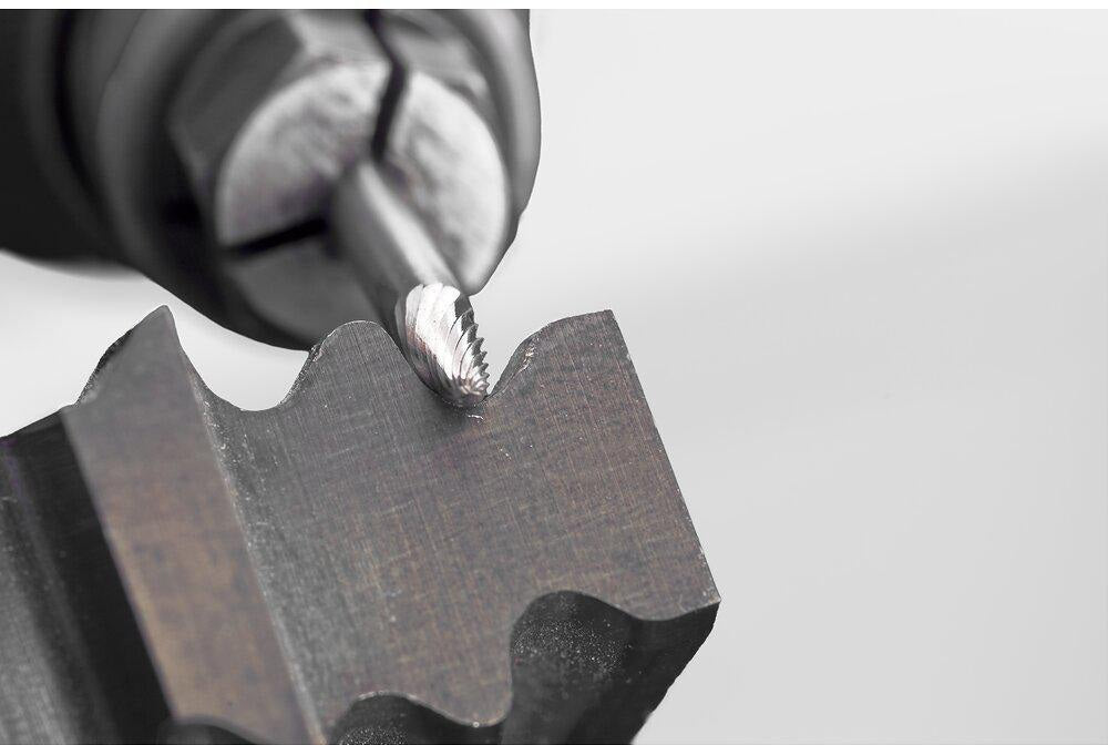 PFERD Kleinfrässtiftesatz 15-teilig Hartmetall Schaft-Ø 3 mm Verzahnung 5