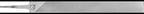 250 mm / 25 x 6 mm / Einhieb