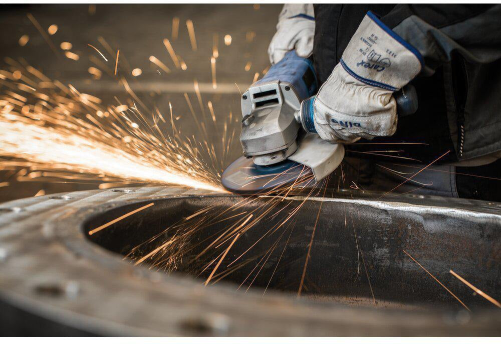 PFERD Schruppscheibe PSF STEEL Ø115 mm, 7,2 mm, Korund A – 10 Stück für Winkelschleifer