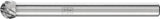 PFERD Kleinfrässtift Form F KUD 3 mm Hartmetall Verzahnung 3 PLUS