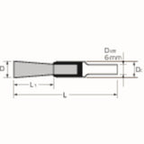 PFERD TOOLS Pinselbürste PBGS INOX Ø 10 mm, Drahtstärke 0,2 mm, für Edelstahl