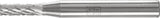 PFERD Hartmetall-Frässtift ZYAS Ø4 mm Kopflänge 13 mm Schaft-Ø 6 mm Verzahnung 3 PLUS
