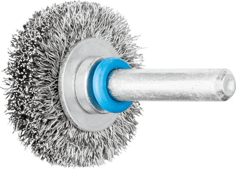 PFERD Rundbürste RBU 2004/6 INOX Ø 30 mm, Drahtstärke 0,2 mm, Schaft-Ø 6 mm – Edelstahlbürste für Reinigung und Entrostung