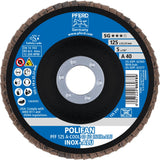 PFERD POLIFAN A-COOL SG INOX+ALU Fächerscheibe Ø125 mm K40 konisch