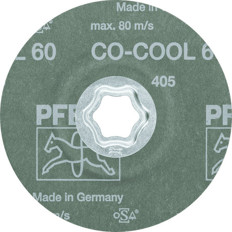 PFERD TOOLS COMBICLICK Fiberscheibe CO-COOL Ø115 mm K36 INOX/Alu Keramikkorn – 25 Stück