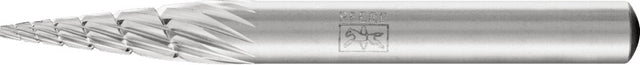 PFERD Frässtift SKM HSS Verzahnung 3, 6 mm Schaft, Kopflänge 18 mm, Form G