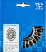 PFERD Rundbürste RBG 11512/22,2 CT ST 0,50 Ø 115 mm Drahtstärke 0,5 mm für Metallbearbeitung