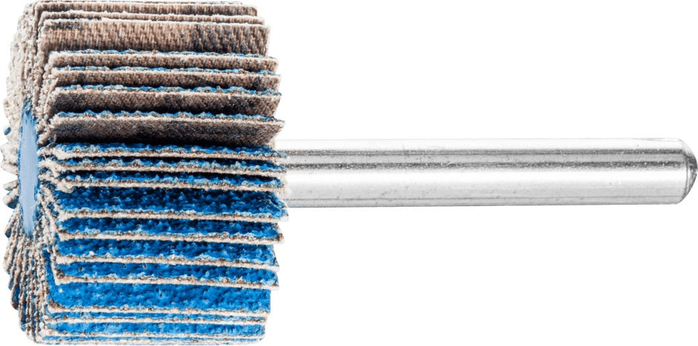 PFERD Fächerschleifer Z-COOL Ø30xH20mm K60 Korund Schaft-Ø6mm für INOX und Stahl