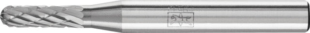 PFERD Frässtift WRC 4 mm Hartmetall Schaft-Ø 6 mm Verzahnung 3 PLUS