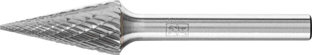 PFERD Frässtift SKM Hartmetall 6 mm Spitzkegelform Verzahnung 3 PLUS