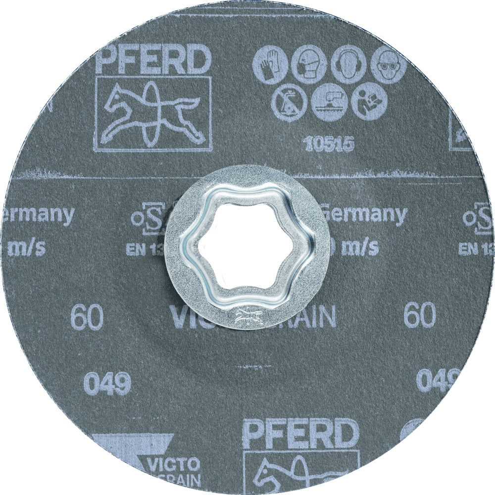 PFERD TOOLS Fiberscheibe Combiclick VICTOGRAIN Ø125 mm K36 – 25 Stück