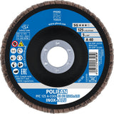 PFERD POLIFAN A-COOL SG INOX+ALU Fächerscheibe Ø125 mm K40 konisch