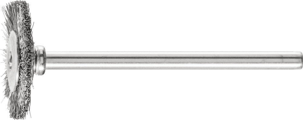 PFERD TOOLS Minirundbürste RBU 1602/3 ST 0,10 – Stahlbürste 16 mm