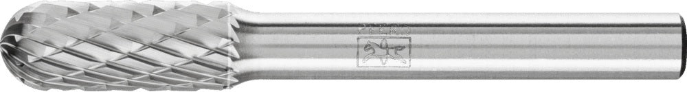 PFERD Frässtift WRC 4 mm Hartmetall Schaft-Ø 6 mm Verzahnung 3 PLUS