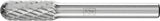 PFERD Frässtift WRC 4 mm Hartmetall Schaft-Ø 6 mm Verzahnung 3 PLUS