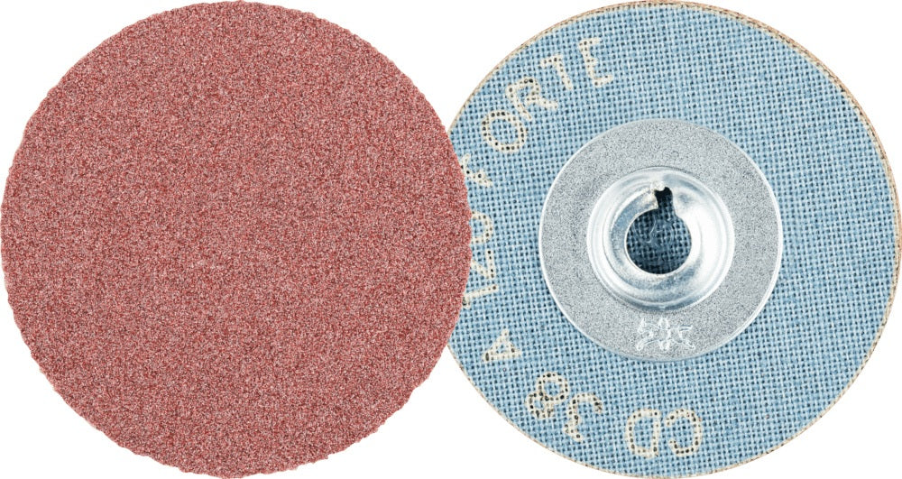 PFERD COMBIDISC Schleifscheibe Ø38 mm K120 FORTE – 100 Stück für Grob- bis Feinschliff