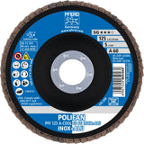 PFERD POLIFAN A-COOL SG INOX+ALU Fächerscheibe Ø125 mm K40 konisch